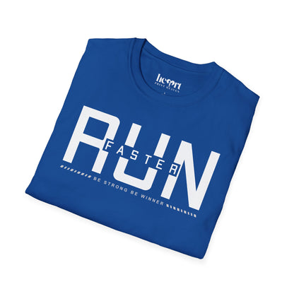 Run Faster Be Strong Be Winner T-Shirt – Motivational Running Shirt for Athletes & Runners
