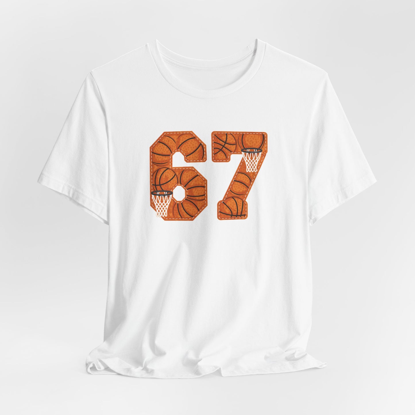 67 Basketball T-Shirt – Unique Basketball Graphic Tee for Fans & Players