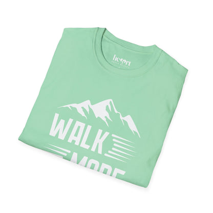 Walk More Worry Less T-Shirt 🚶‍♂️ | Motivational Walking Tee for Fitness & Nature Lovers