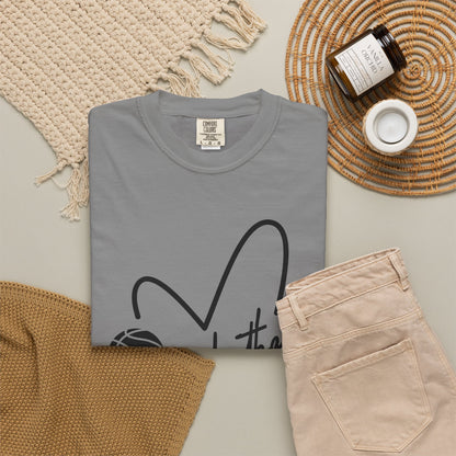 Basketball Mom Heart T-Shirt 🏀 | Cute Cursive Basketball Mom Tee