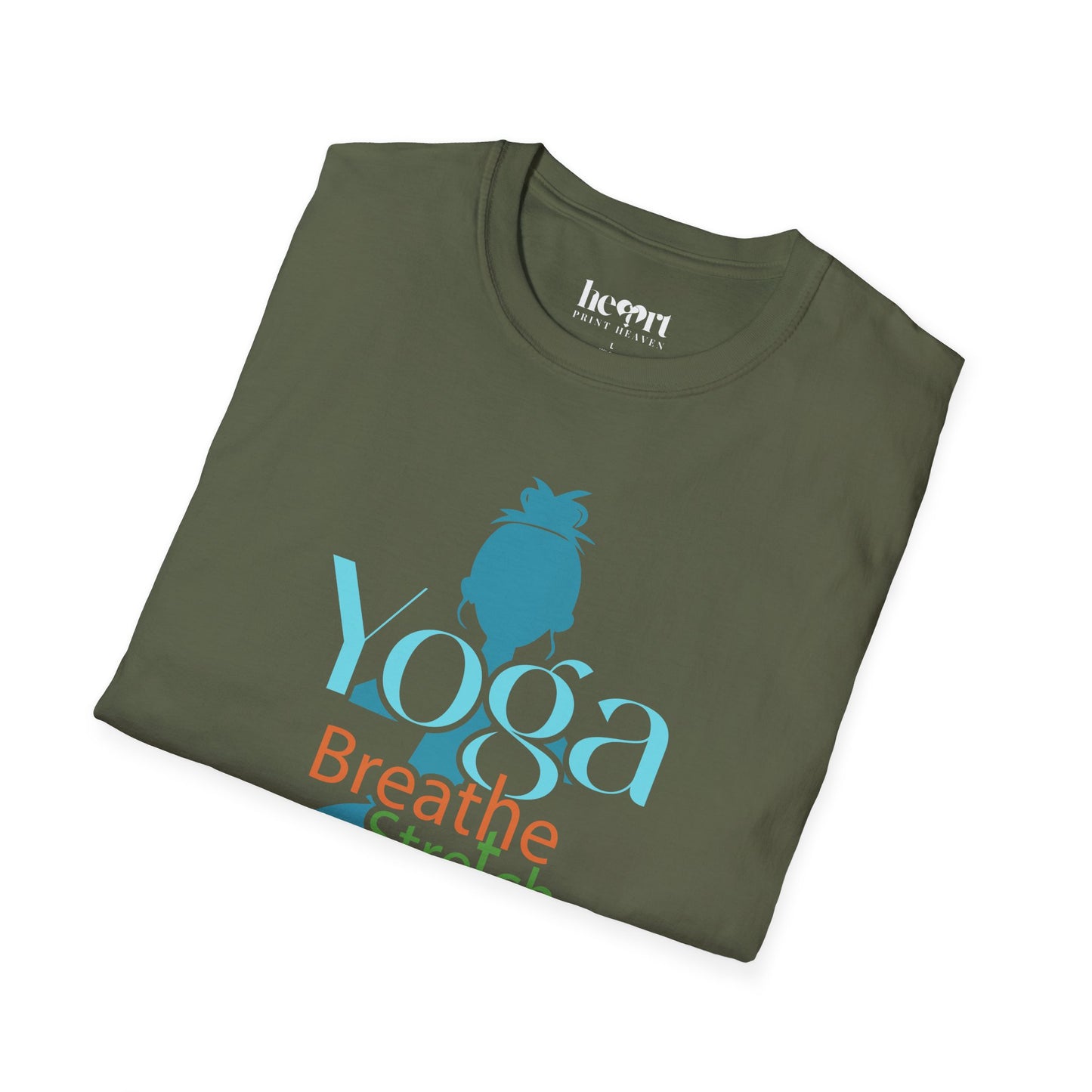 Breathe, Stretch, Relax, Repeat – Minimalist Yoga T-Shirt 🧘‍♀️✨