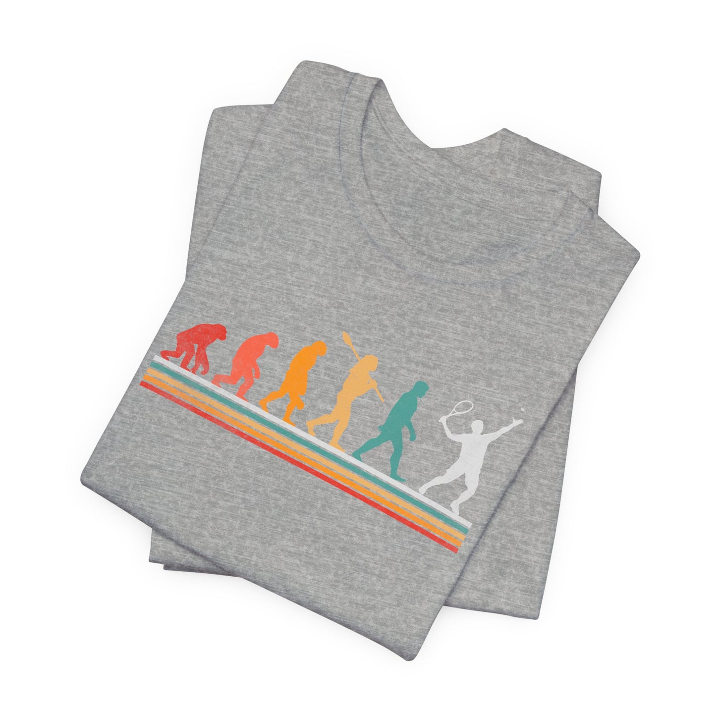Evolution -Playing-Tennis-T-Shirt