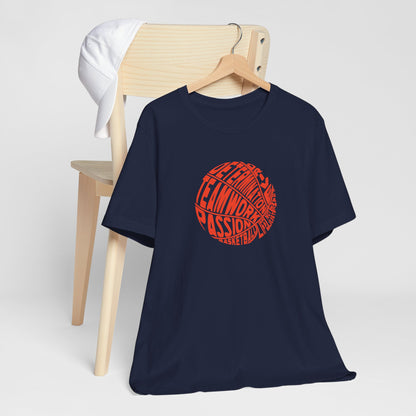 Kld-Basketball-Life Lettering Basketball T-shirt