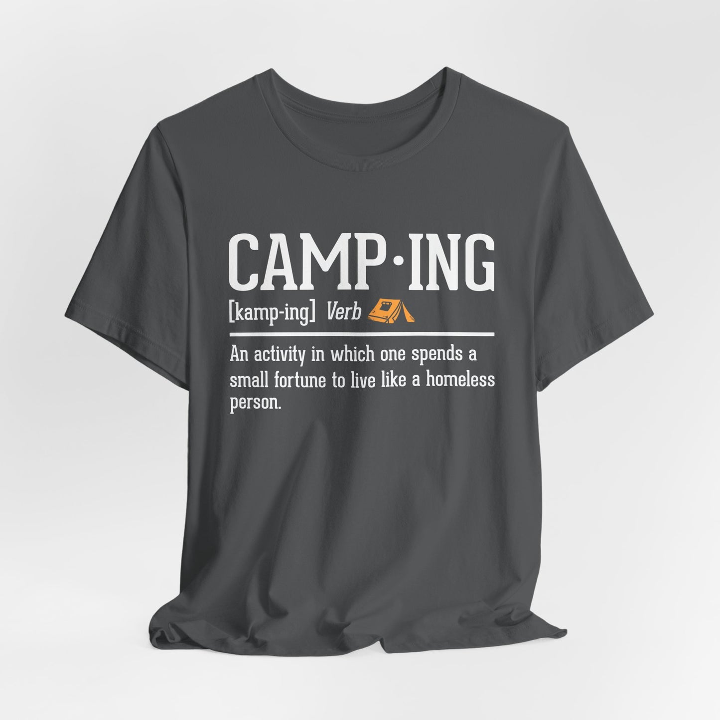 Funny Camping Definition Shirt – Sarcastic Outdoor Tee