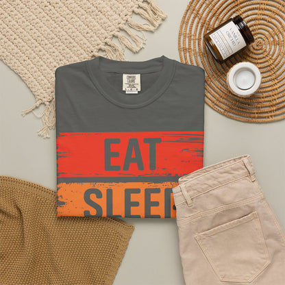 Eat Sleep Rugby Repeat T-Shirt 🏉 | Funny Rugby Gift for Players & Fans