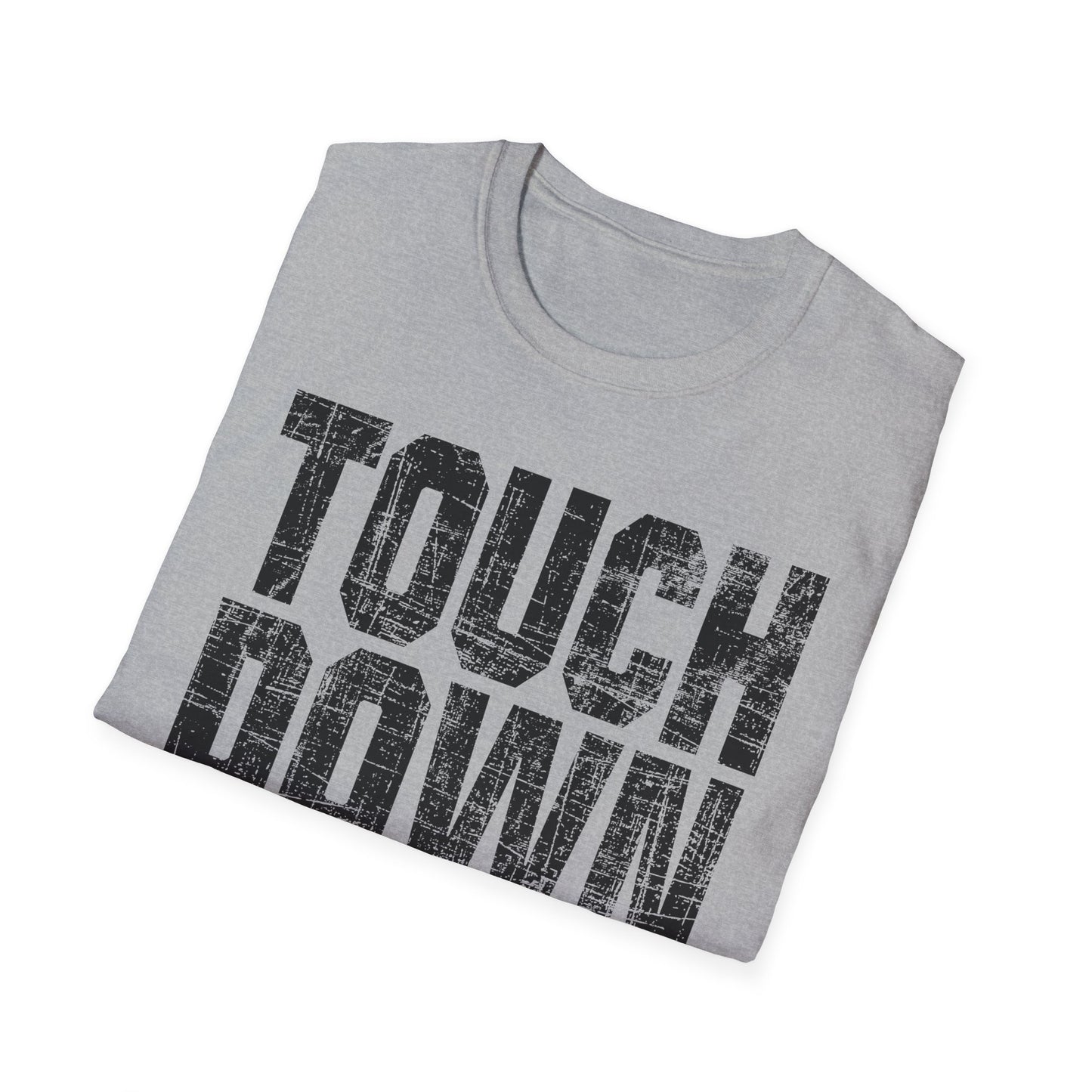 Touch Down Glitter Football T-Shirt – Fun Game Day Tee for Sports Fans