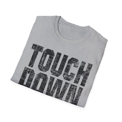 Touch Down Glitter Football T-Shirt – Fun Game Day Tee for Sports Fans
