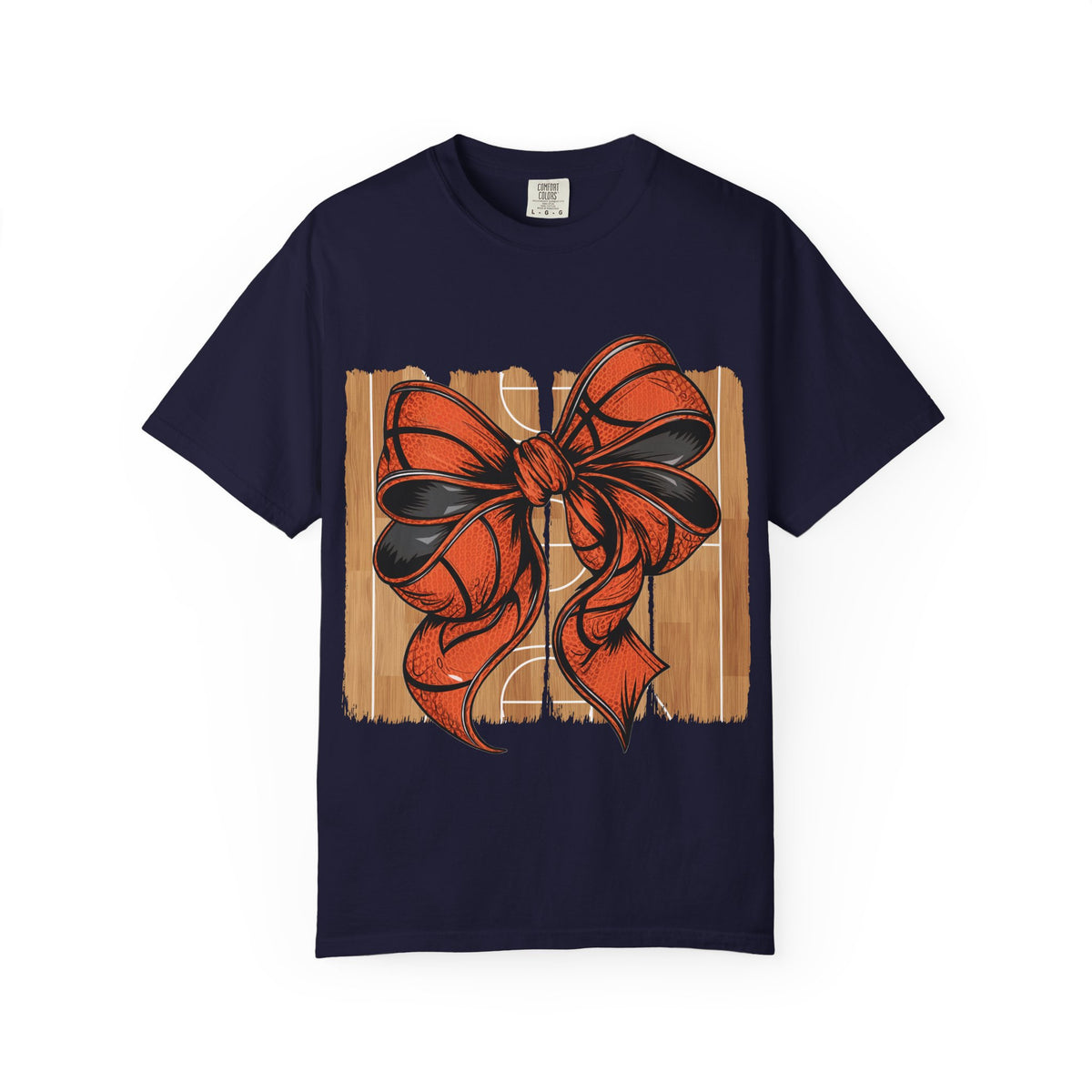 Basketball Bow T-Shirt 🏀 | Team Mom Game Day Tee