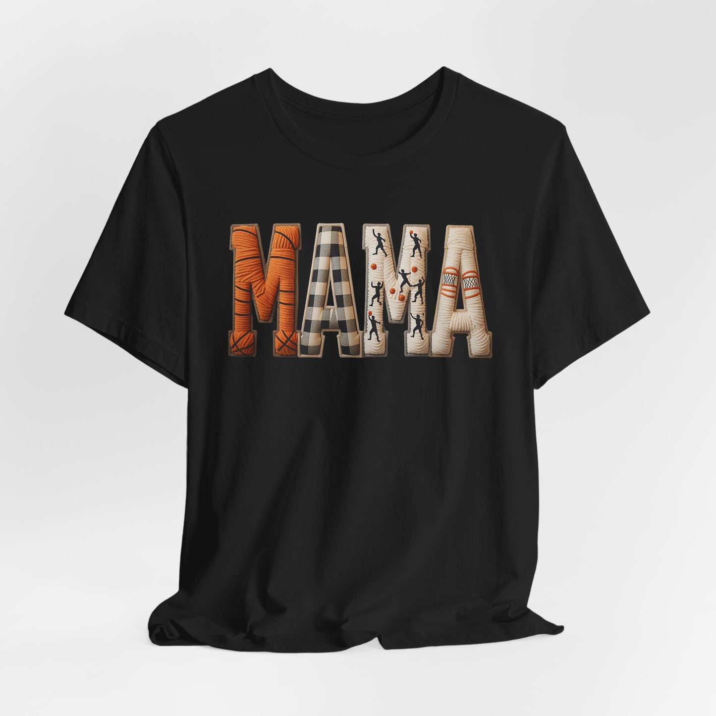 Faux Basketball Mama T-Shirt – Basketball Mom Graphic Tee | Game Day Mom Shirt