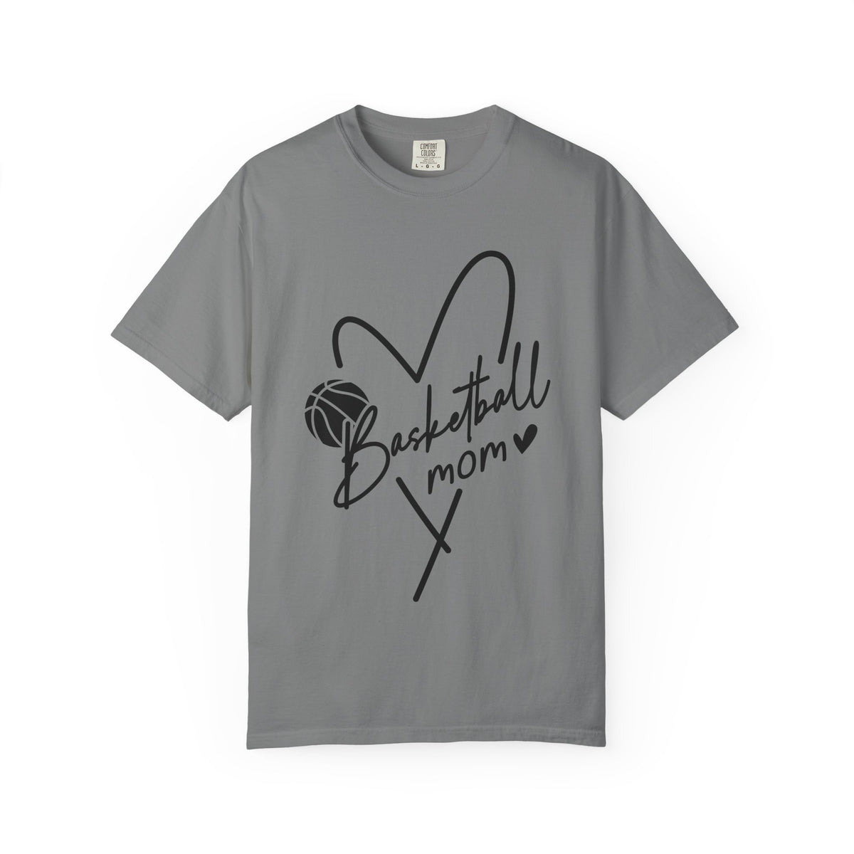 Basketball mom Hart T-Shirt 🏀 | Cute Heart Basketball Mom Tee