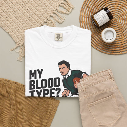 My Blood Type? Rugby Positive T-Shirt 🏉 | Funny Rugby Enthusiast Tee