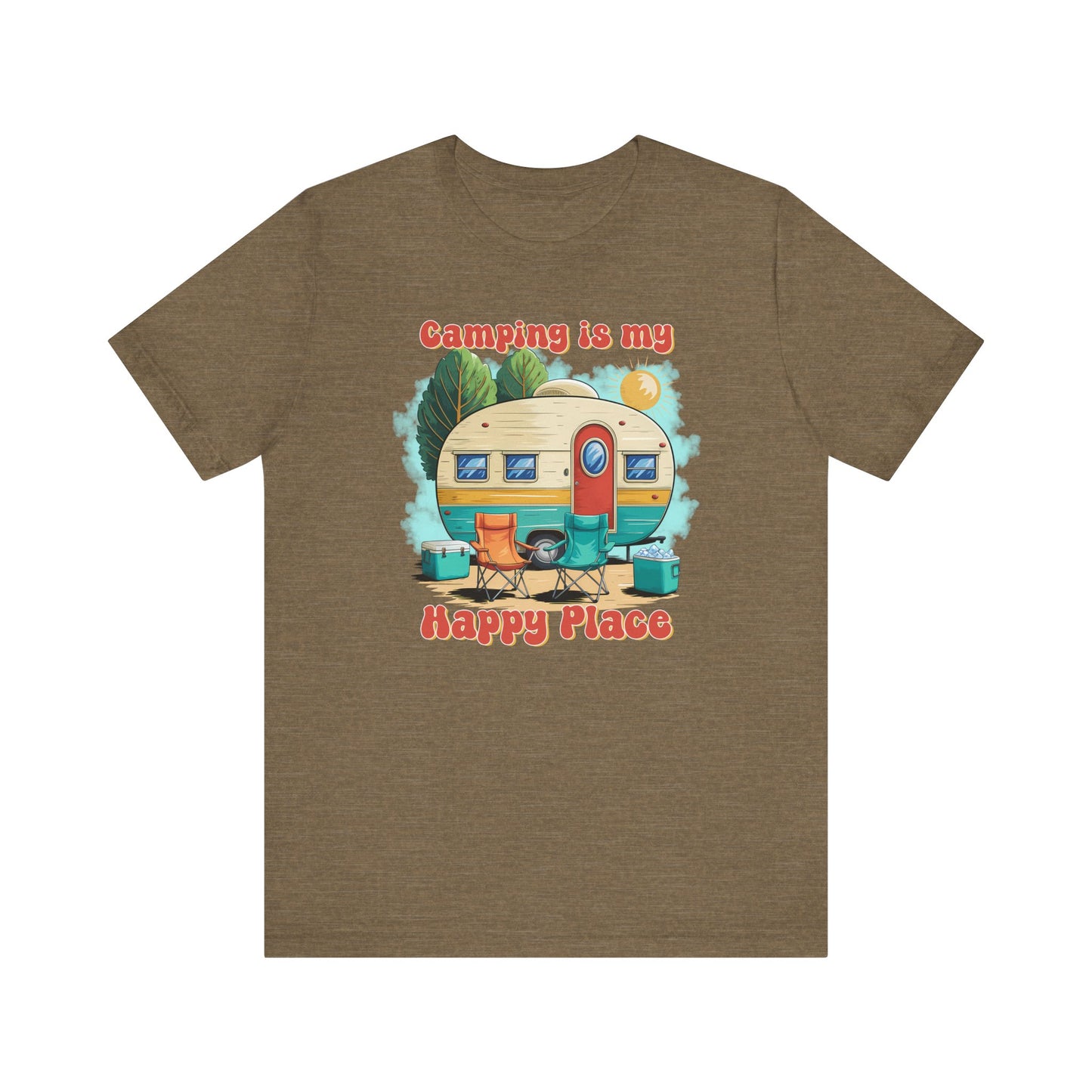 Camping is My Happy Place T-Shirt