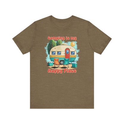 Camping is My Happy Place T-Shirt