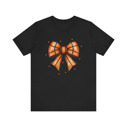 Game Day Bow Basketball T-shirt