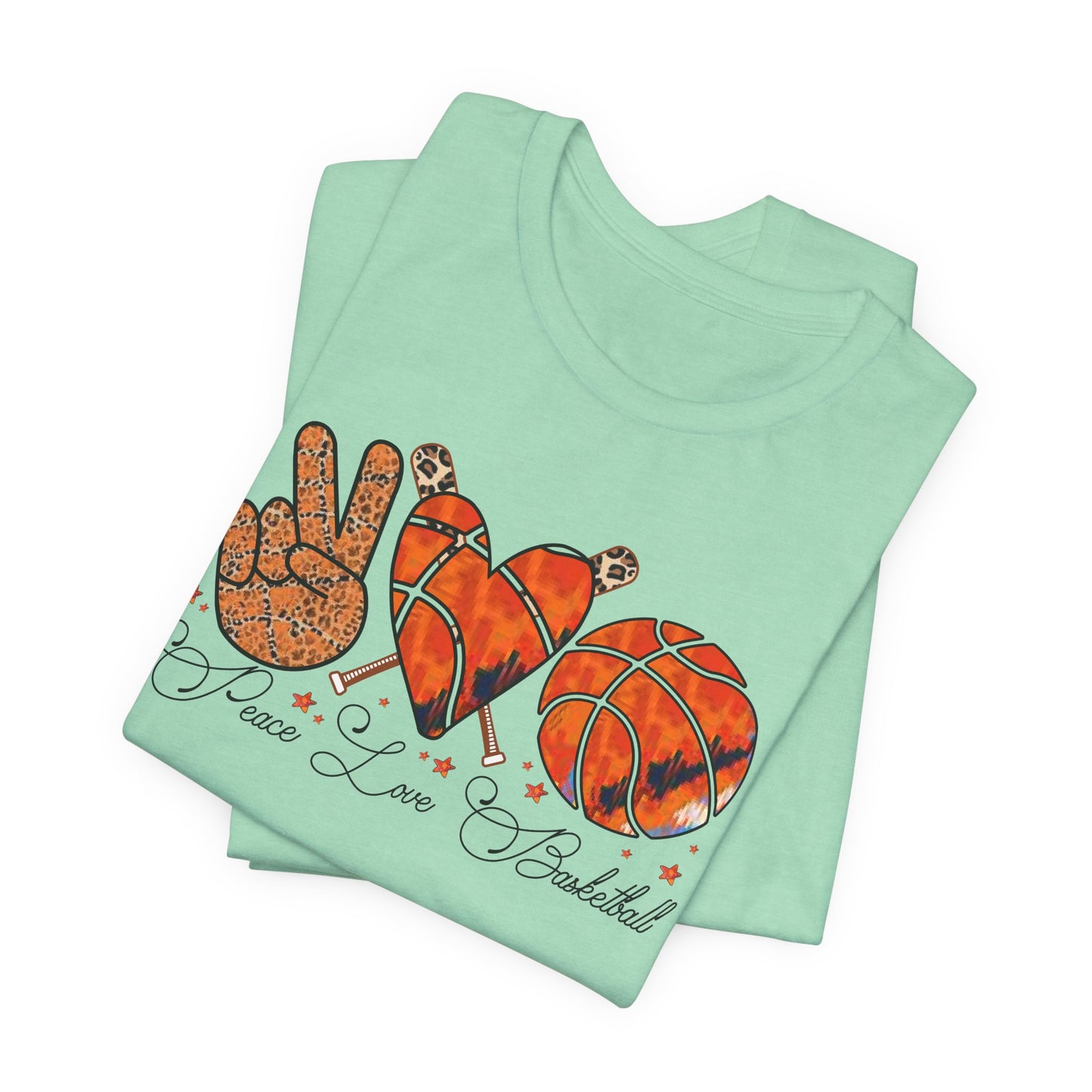 Peace, Love, Basketball T-shirt