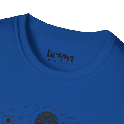 Yoga Doodle Lettering – Artistic & Meditative T-Shirt 🧘‍♀️✨