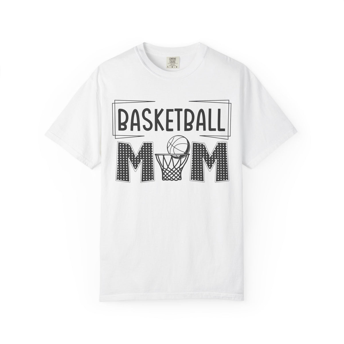 Basketball Mom T-Shirt 🏀 | Bold Basketball MOM Hoop Graphic Tee