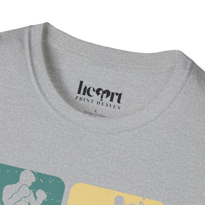 Dynamic Boxing Collage T-Shirt – Unique Graphic Tee for Boxing Enthusiasts 🥊