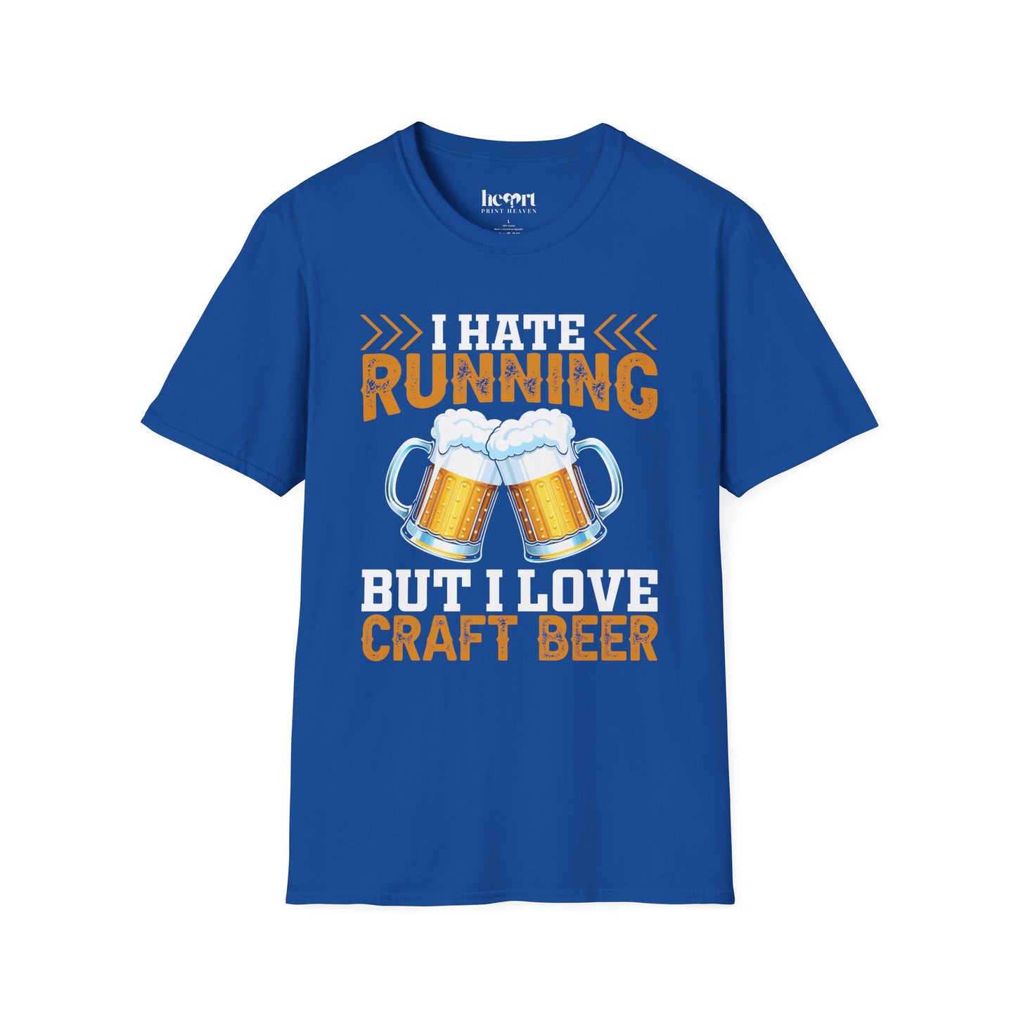 I Hate Running But I Love Craft Beer – Funny Beer Lover T-Shirt 🍺🏃‍♂️