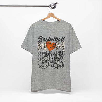 Basketball Mom My Wallet Is Empty T-shirt