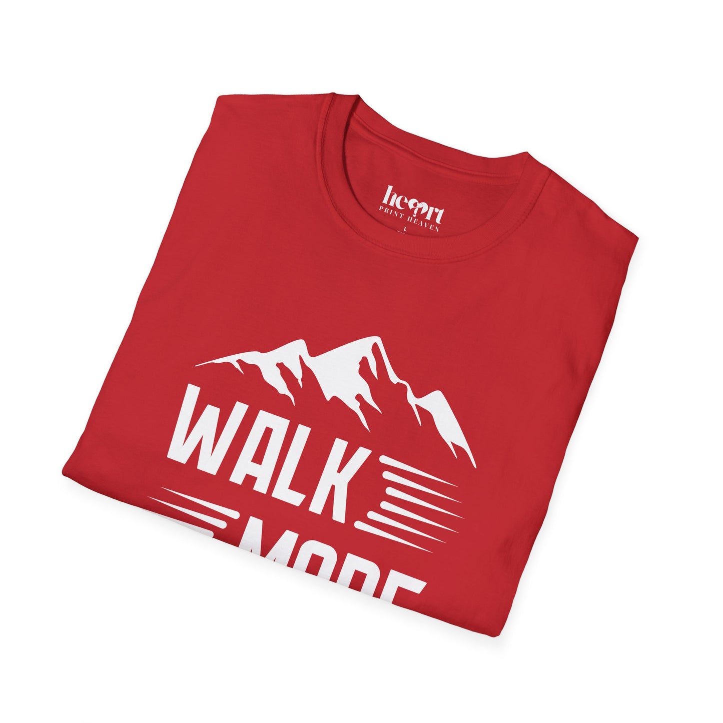 Walk More Worry Less T-Shirt 🚶‍♂️ | Motivational Walking Tee for Fitness & Nature Lovers