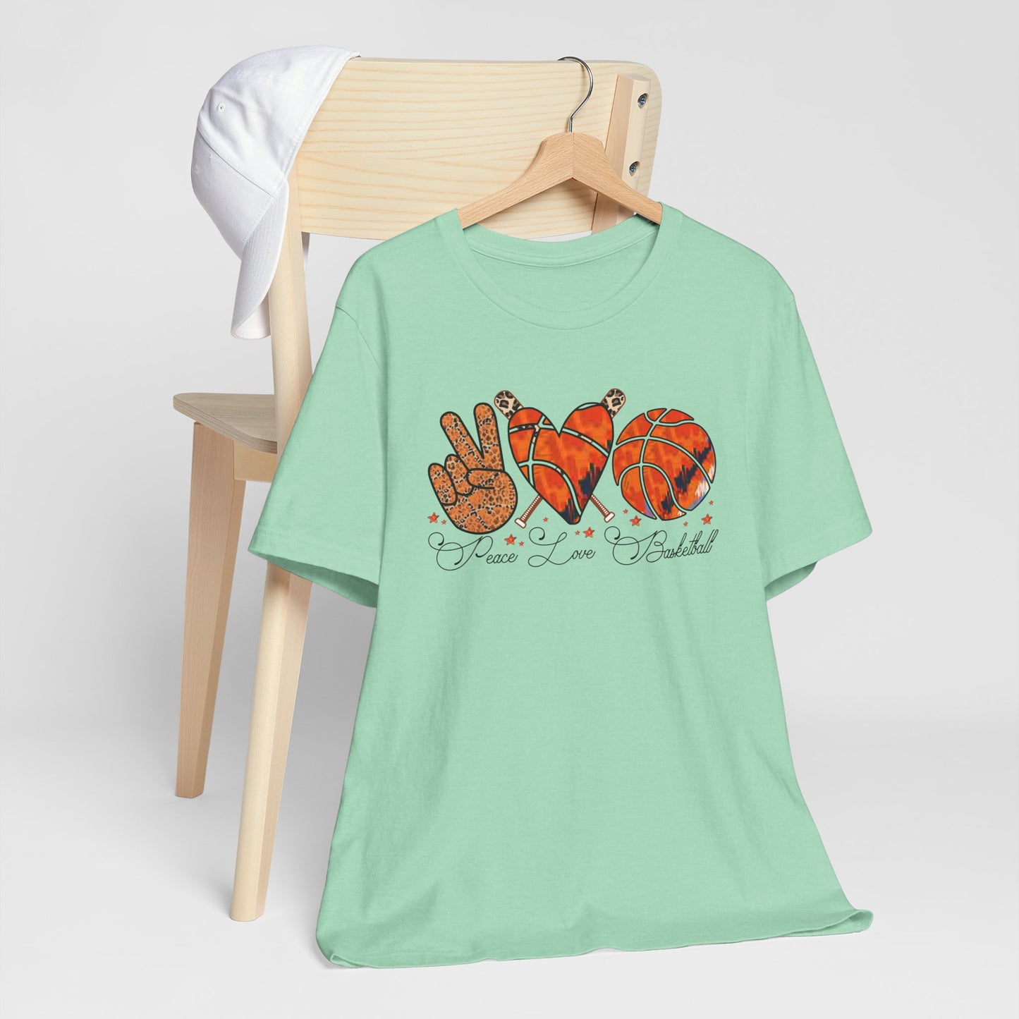 Peace, Love, Basketball T-shirt