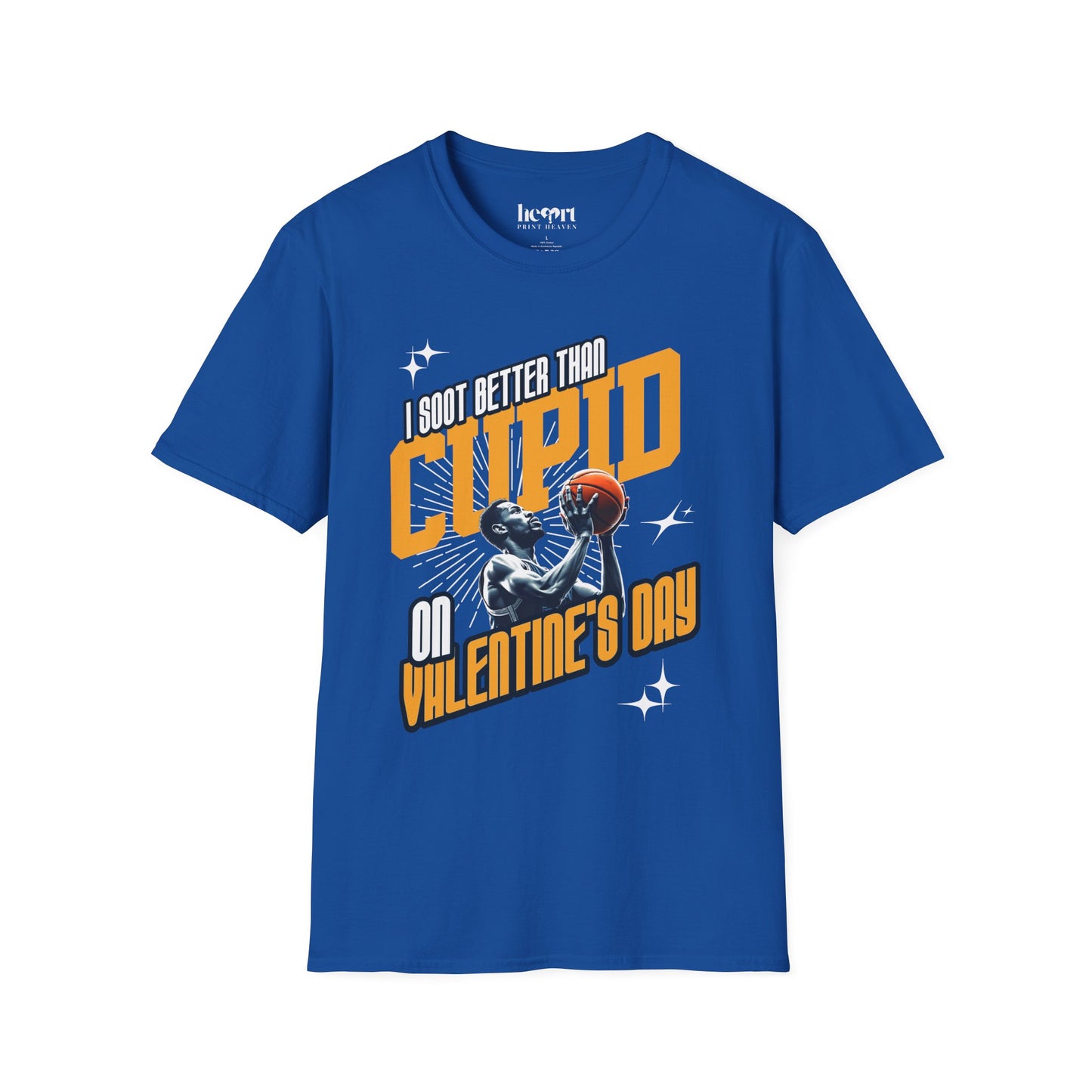 I Shoot Better Than Cupid on Valentine's Day – Funny Basketball T-Shirt