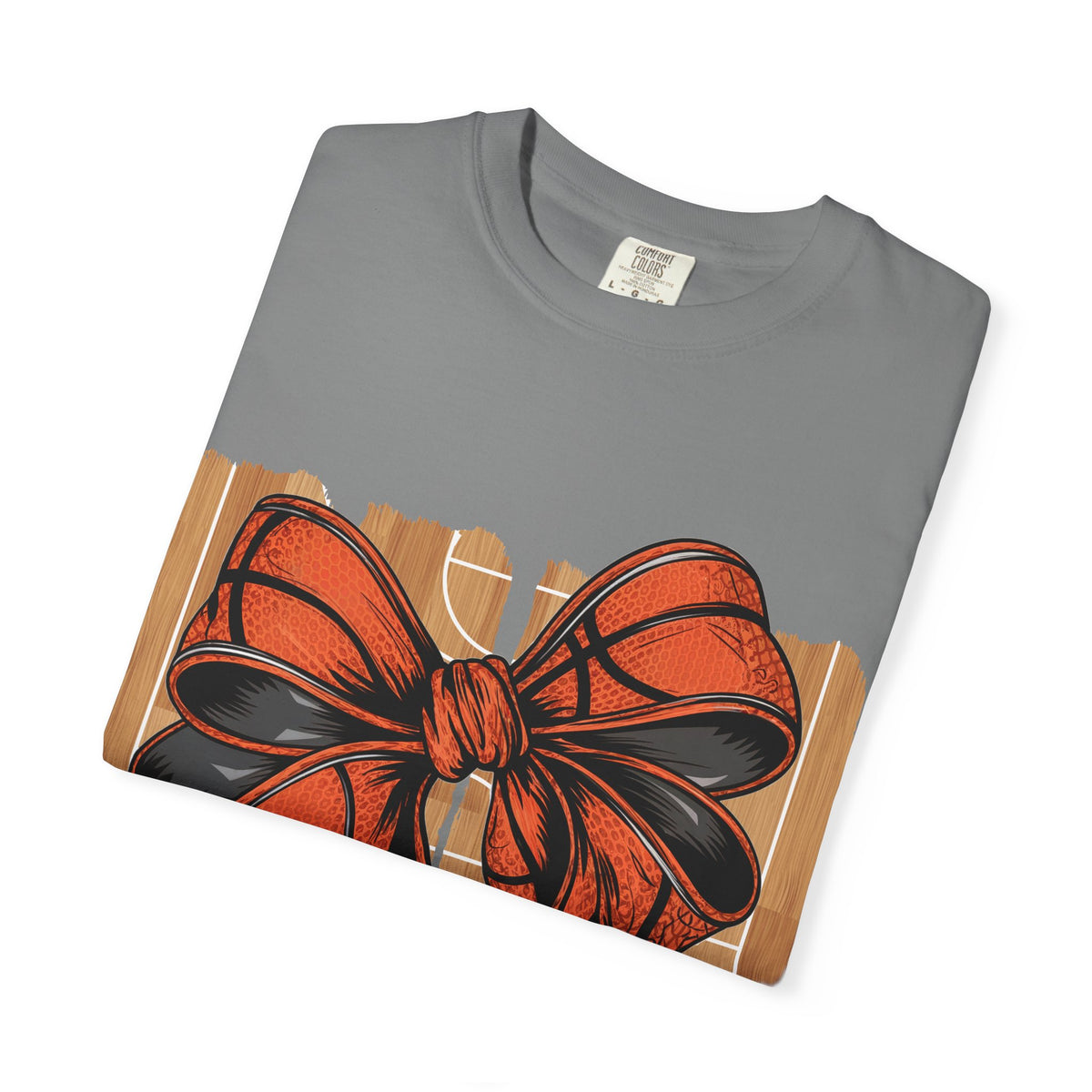 Basketball Bow T-Shirt 🏀 | Team Mom Game Day Tee
