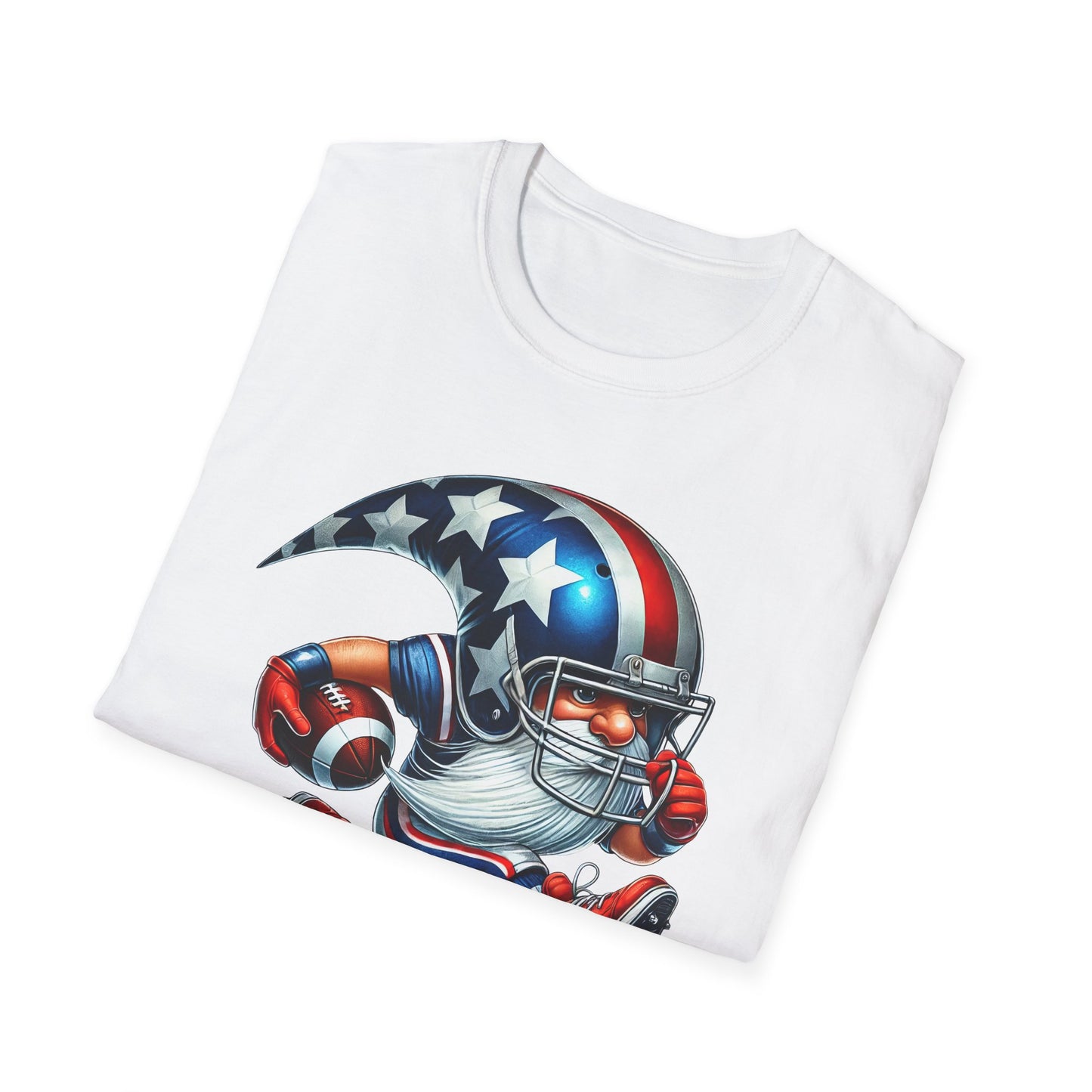 American Flag Gnome Football T‑Shirt – Unisex Fit