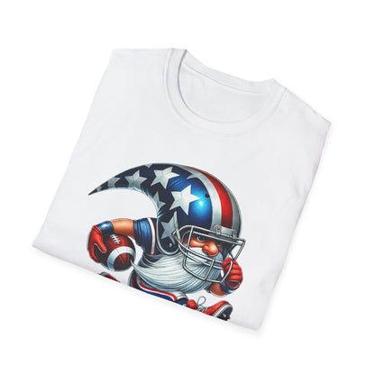 American Flag Gnome Football T‑Shirt – Unisex Fit