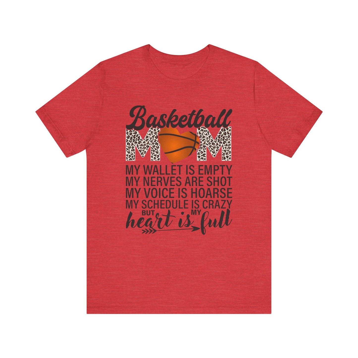 Basketball Mom My Wallet Is Empty T-shirt