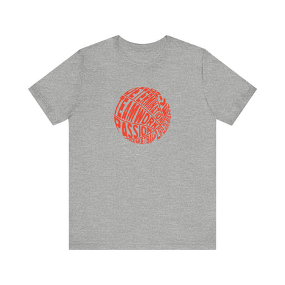 Kld-Basketball-Life Lettering Basketball T-shirt