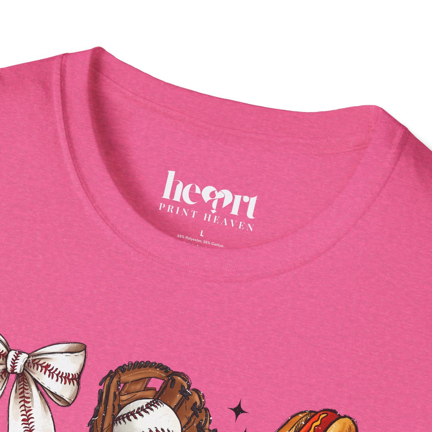 Glitter Baseball Sports T-Shirt – Sparkly Baseball Tee for Fans & Players