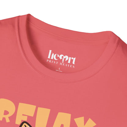 Relax and Let It Go Yoga T-Shirt – Calm and Mindful Apparel for Everyday Peace