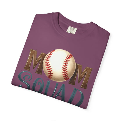 Mom Squad Baseball T-Shirt ⚾ | Cute Baseball Mom Graphic Tee