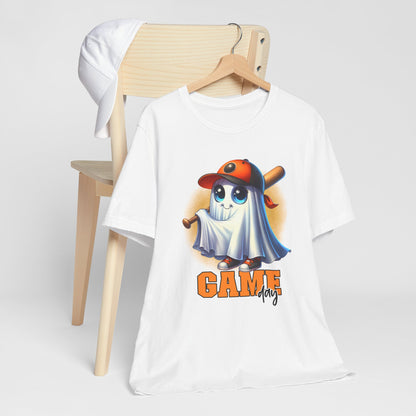 Game Day Cute Baby Ghost Baseball T-shirt