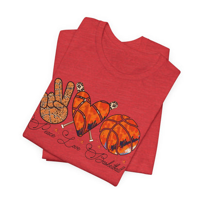 Peace, Love, Basketball T-shirt