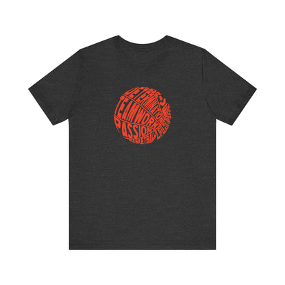 Kld-Basketball-Life Lettering Basketball T-shirt