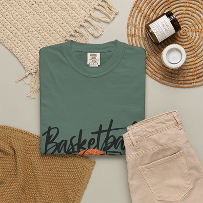 Basketball Mom T-Shirt 🏀 | Glitter Ball Basketball MOM Tee