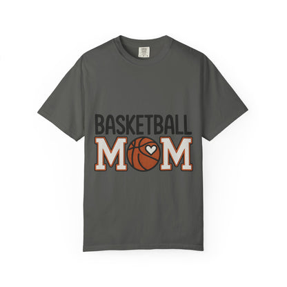 Basketball Mom Faux Embroidery T-Shirt 🏀 | Game Day Sports Mom Tee