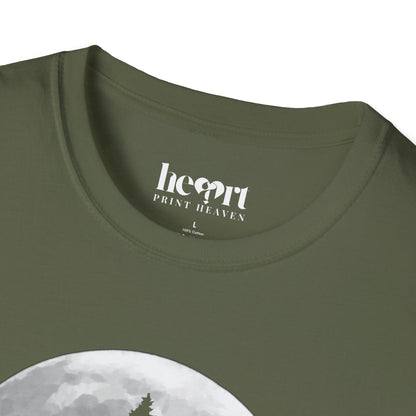 Moon And Pine Tree
