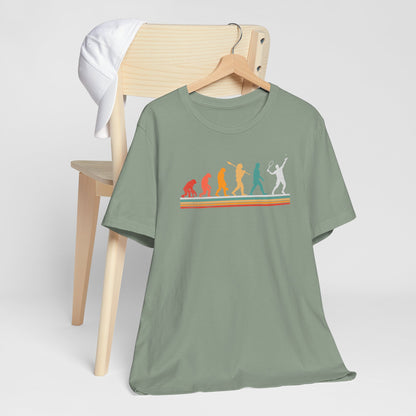 Evolution -Playing-Tennis-T-Shirt