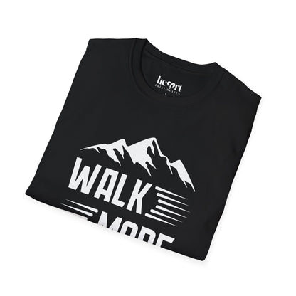 Walk More Worry Less T-Shirt 🚶‍♂️ | Motivational Walking Tee for Fitness & Nature Lovers