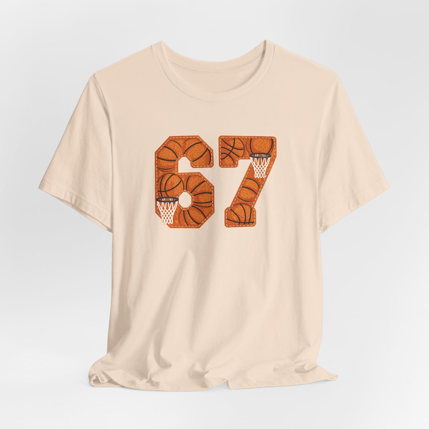 67 Basketball T-Shirt – Unique Basketball Graphic Tee for Fans & Players
