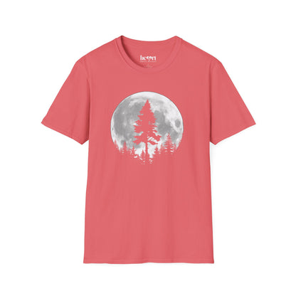Moon And Pine Tree