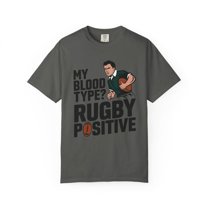 My Blood Type? Rugby Positive T-Shirt 🏉 | Funny Rugby Enthusiast Tee