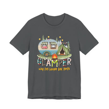 Glamper Way too Boujee for Tents T-shirt