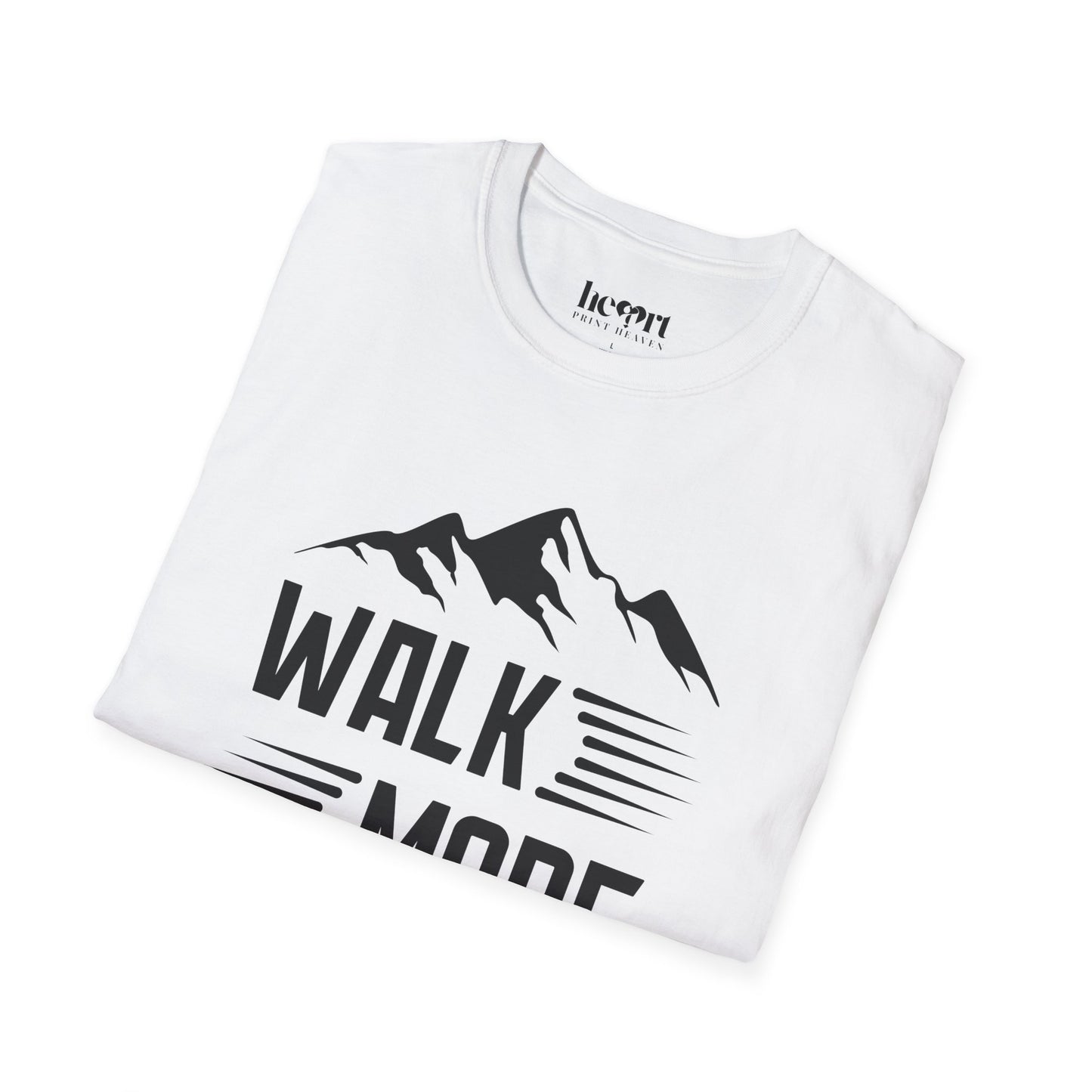 Walk More Worry Less T-Shirt 🚶‍♂️ | Motivational Walking Tee for Fitness & Nature Lovers