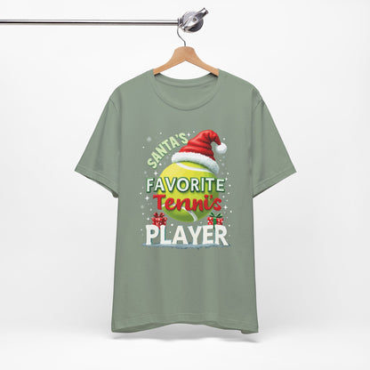 Santa's Favorite Tennis Player T-Shirt