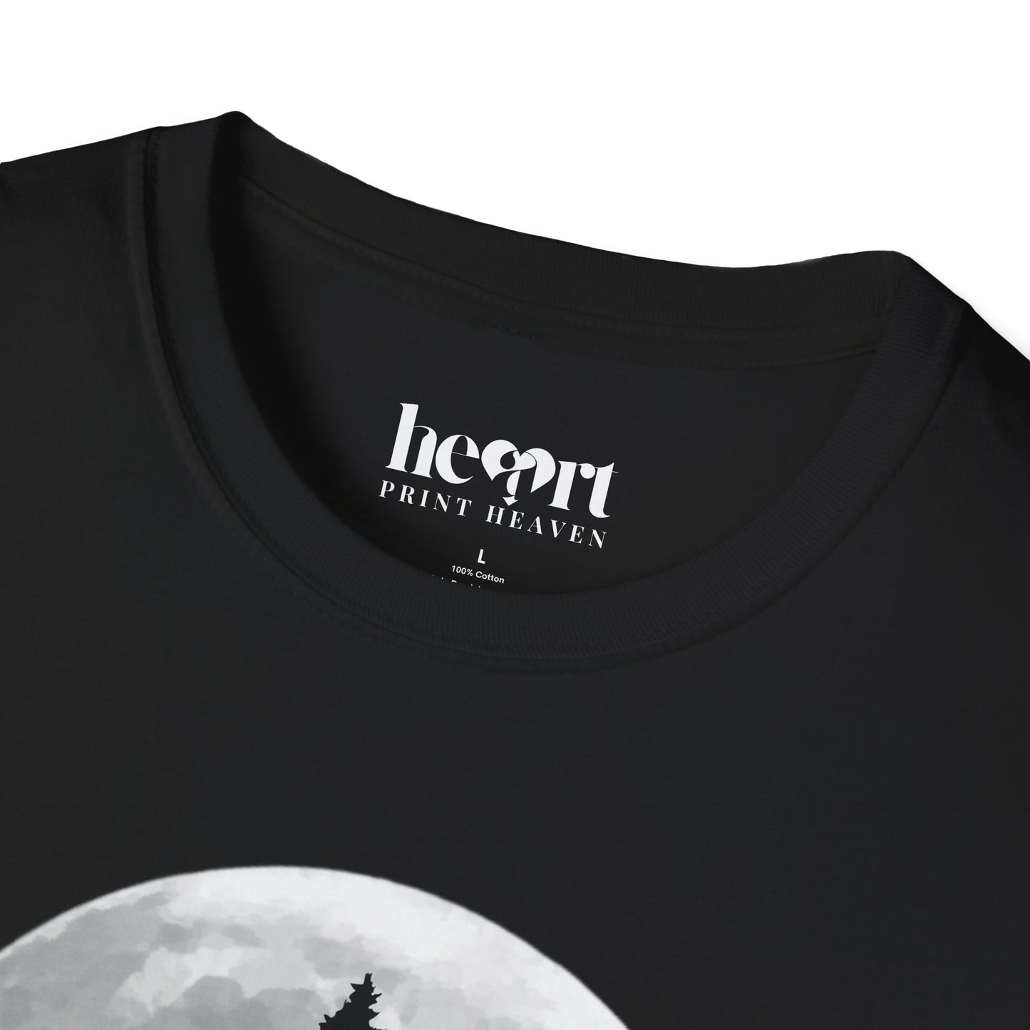 Moon And Pine Tree